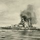 Illustration of SMS Konig during happier, above water days.